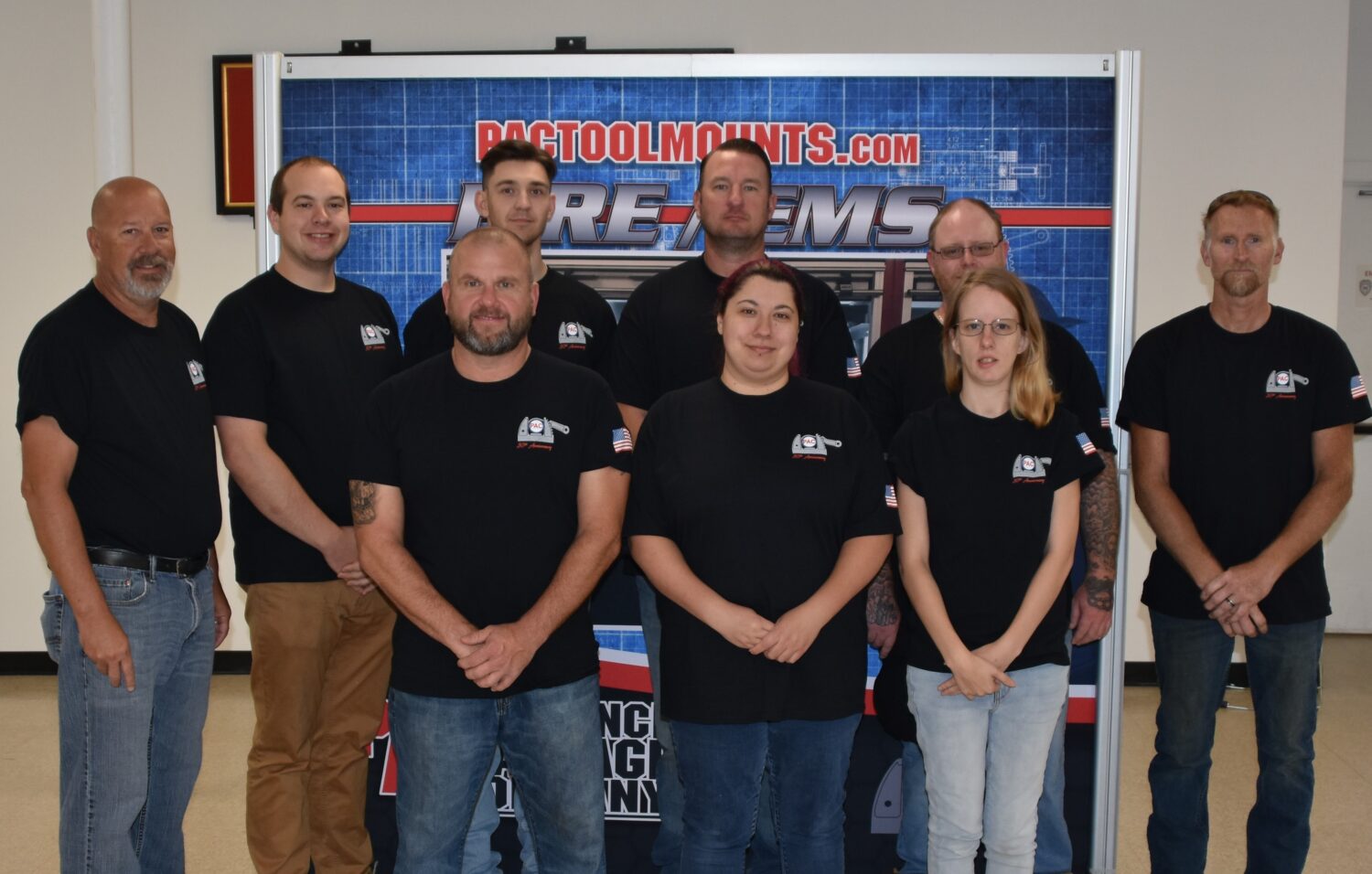 Shop staff at PAC Tool Mounts in Lancaster, NY.